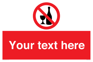 Custom prohibition no alcohol