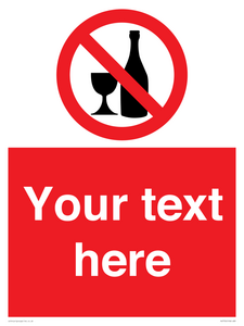 Custom prohibition no alcohol