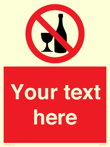 Custom prohibition no alcohol