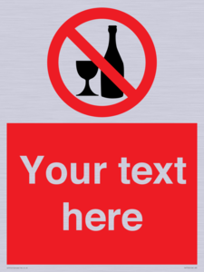 Custom prohibition no alcohol