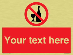 Custom prohibition no alcohol