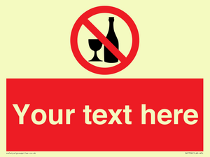 Custom prohibition no alcohol