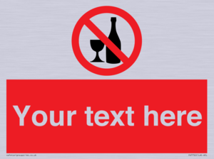 Custom prohibition no alcohol