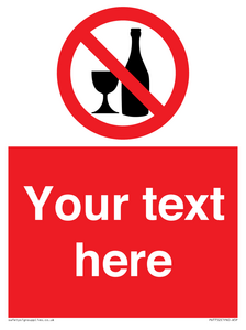 Custom prohibition no alcohol