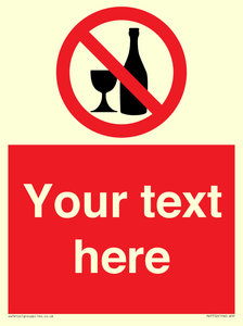 Custom prohibition no alcohol