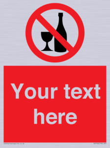 Custom prohibition no alcohol