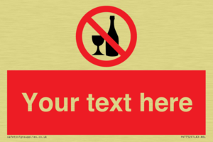 Custom prohibition no alcohol