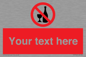 Custom prohibition no alcohol