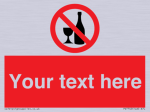 Custom prohibition no alcohol