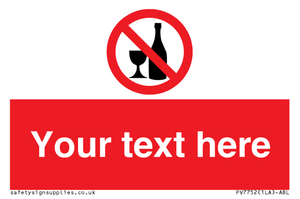 Custom prohibition no alcohol