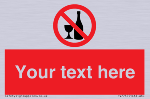 Custom prohibition no alcohol