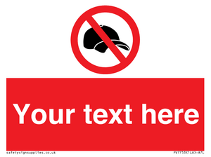 Custom prohibition no caps