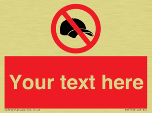 Custom prohibition no caps