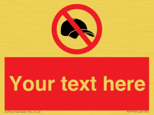 Custom prohibition no caps