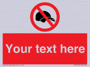 Custom prohibition no caps