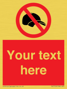 Custom prohibition no caps