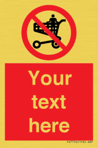 Custom prohibition no standing in trolley