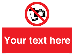 Custom No filming or photography