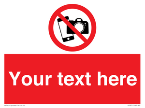 Custom No filming or photography