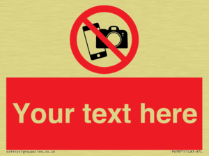 Custom No filming or photography