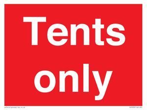 Tents only