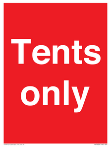 Tents only