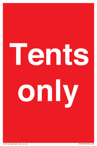 Tents only