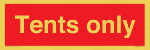 Tents only