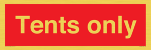 Tents only