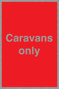 Caravans only
