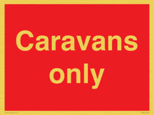 Caravans only