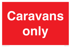 Caravans only