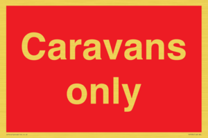 Caravans only