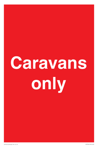 Caravans only