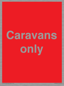 Caravans only