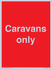 Caravans only