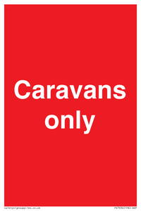 Caravans only