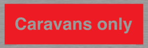 Caravans only