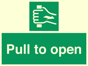 Pull to open