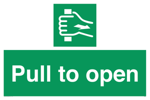 Pull to open