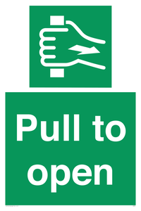 Pull to open