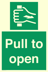 Pull to open