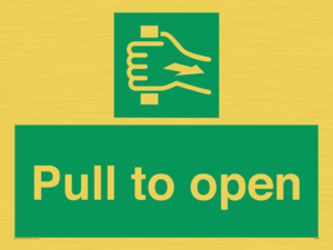 Pull to open