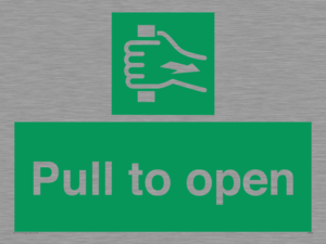 Pull to open