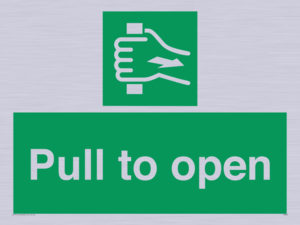 Pull to open