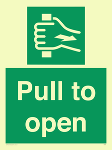 Pull to open