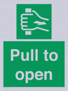 Pull to open