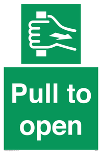 Pull to open