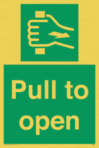 Pull to open