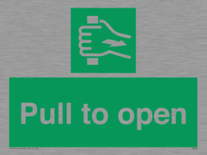 Pull to open